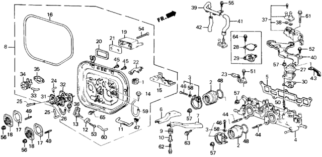 1989 Honda Prelude Bolt, Stud (8X22) Diagram for 92900-08022-0B