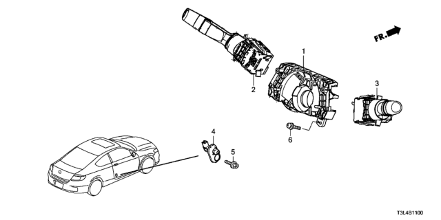 2016 Honda Accord Combination Switch Diagram