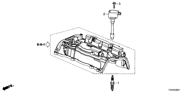 2020 Honda Accord Plug Top Coil - Plug Diagram
