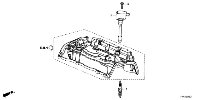 2018 Honda Accord Plug Top Coil - Plug Diagram