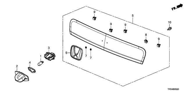 2012 Honda Civic License Light Diagram