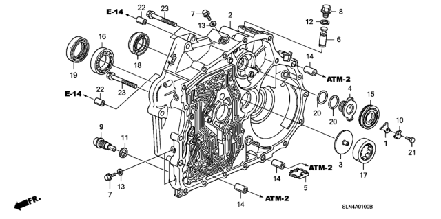 2008 Honda Fit Bolt, Sealing (16MM) Diagram for 90025-RPC-000