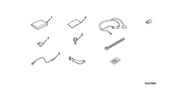 2014 Honda Ridgeline 4 Door RT KA 5AT Security System Attachment Diagram