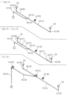 2000 Honda Passport Clip, Washer Hose (Id-6.5) Diagram for 8-94206-730-0