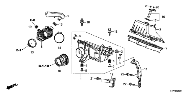 2021 Honda HR-V Tube A, Air Int Diagram for 17251-51B-H00