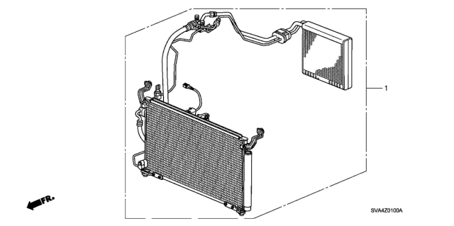 2006 Honda Civic A/C Kit Diagram