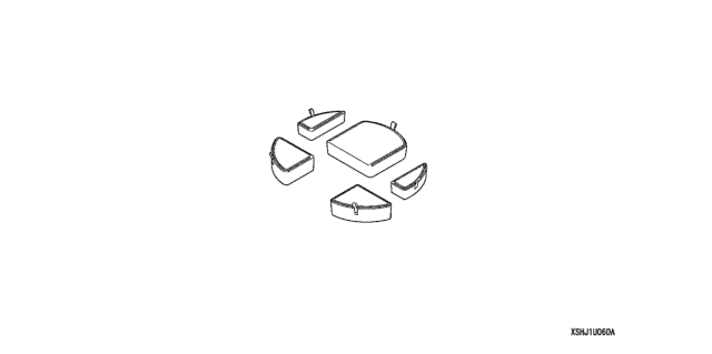 2008 Honda Odyssey Cooler Bag, Lazy Suzan Diagram for 08U06-SHJ-100A