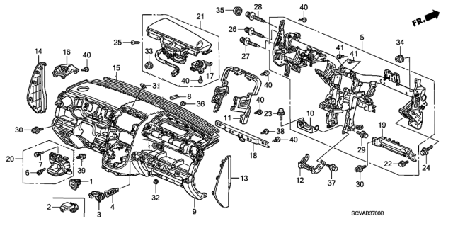 2009 Honda Element Bolt, Flange (6X16) Diagram for 96300-06016-08