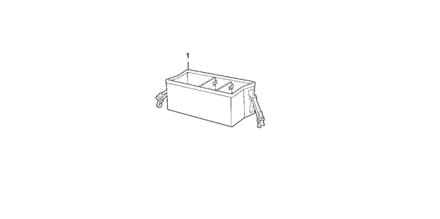 2013 Honda Fit Cargo Organizer Diagram