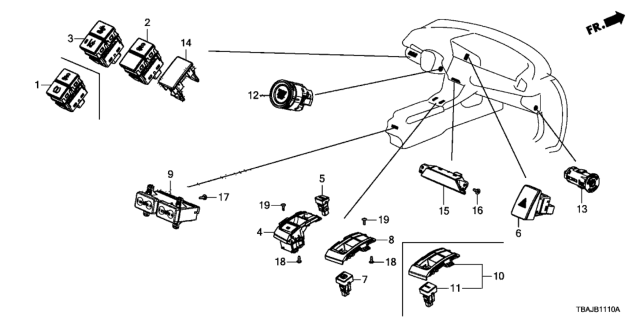 2019 Honda Civic Switch Diagram