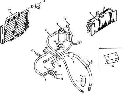 1979 Honda Civic Switch, Pressure Diagram for 00091-31264