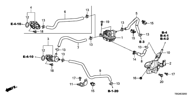 2017 Honda Civic Purge Control Solenoid Diagram