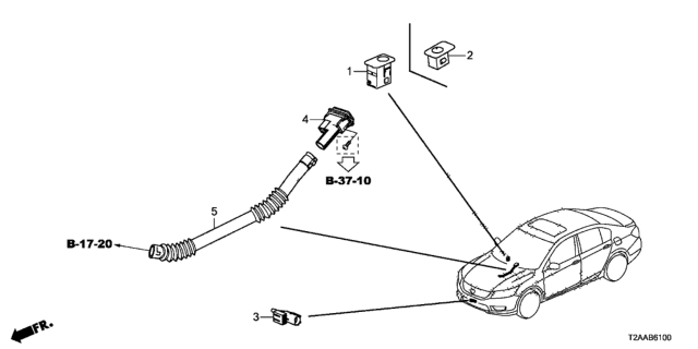 2017 Honda Accord A/C Sensor Diagram