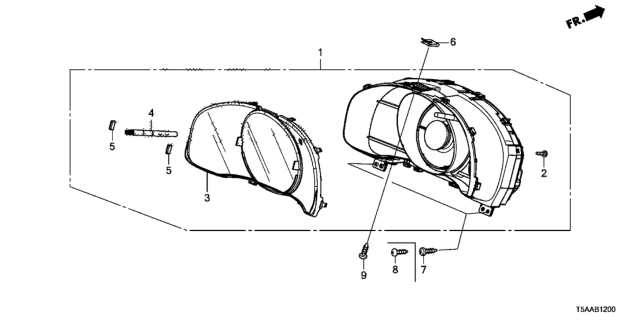 2020 Honda Fit Lens Diagram for 78156-T5A-A11
