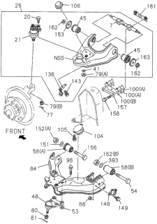 1995 Honda Passport Shim, Link (Upper) Diagram for 8-94408-859-2