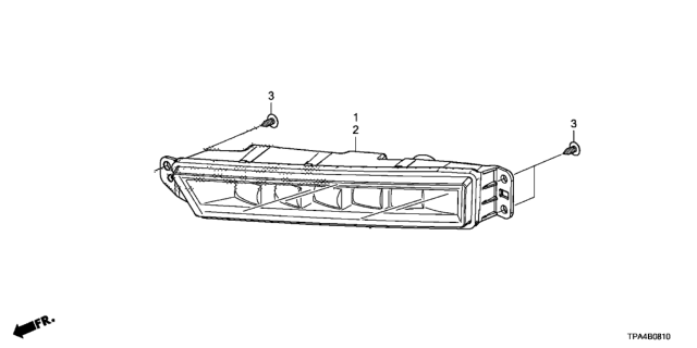 2020 Honda CR-V Hybrid Foglight Diagram