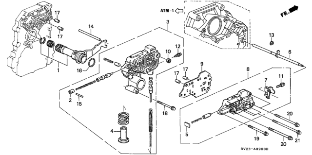 1994 Honda Accord 2 Door EX KA 4AT AT Regulator Diagram