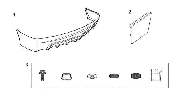 2008 Honda Civic Mugen Rear Under Spoiler Diagram