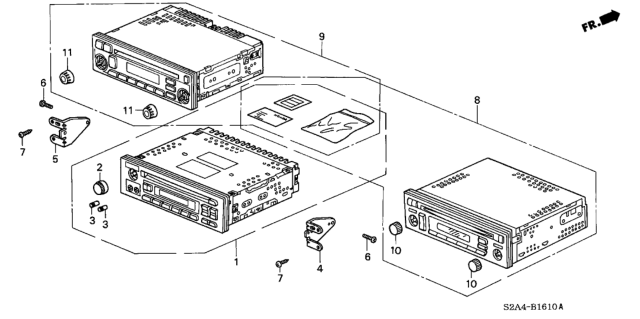 2002 Honda S2000 Auto Radio Diagram