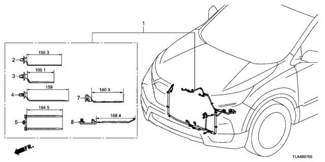 2019 Honda CR-V Wire Harness Diagram 6