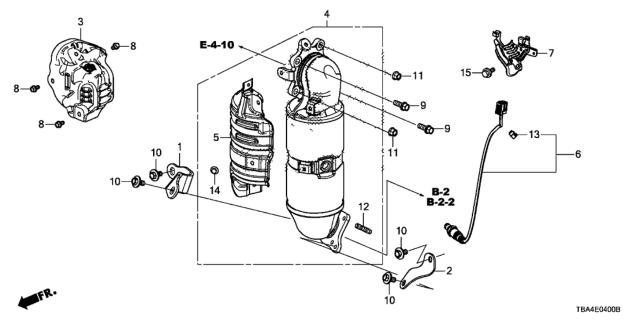 2016 Honda Civic Converter Diagram