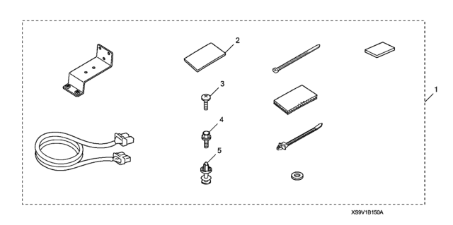 2003 Honda Pilot Attachment Kit (XM) Diagram