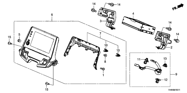 2019 Honda Odyssey Audio Unit Diagram