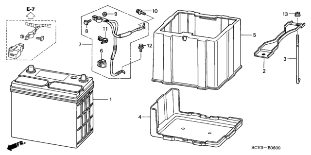 2006 Honda Element Battery Diagram