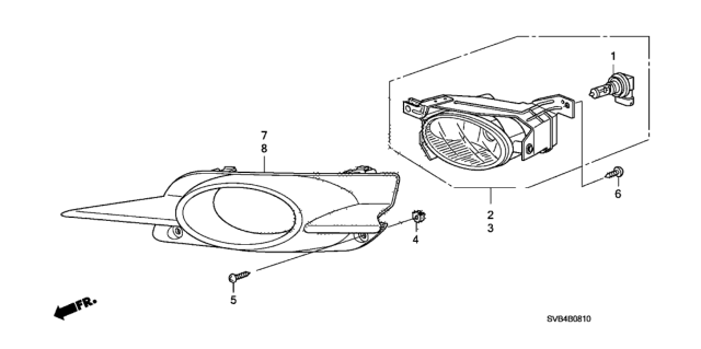 2010 Honda Civic Foglight Diagram