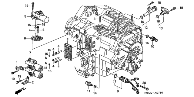 2006 Honda CR-V Solenoid Diagram