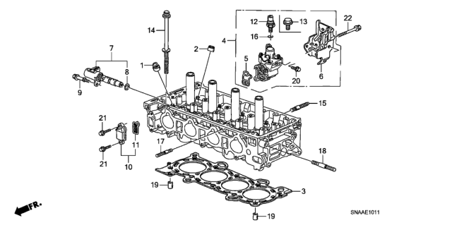 2009 Honda Civic Spool Valve (2.0L) Diagram