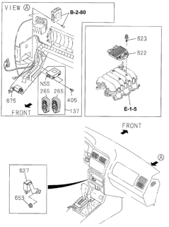 1998 Honda Passport Transmitter, Remote Control Diagram for 8-97149-392-0