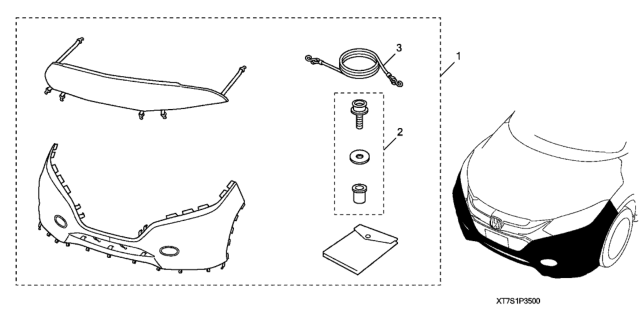 2017 Honda HR-V Nose Mask (Full) Diagram