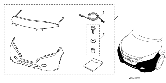 2016 Honda HR-V Cord, Elastic Diagram for 08P35-T5A-10003