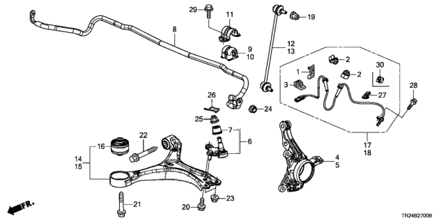 2014 Honda Civic Knuckle Diagram