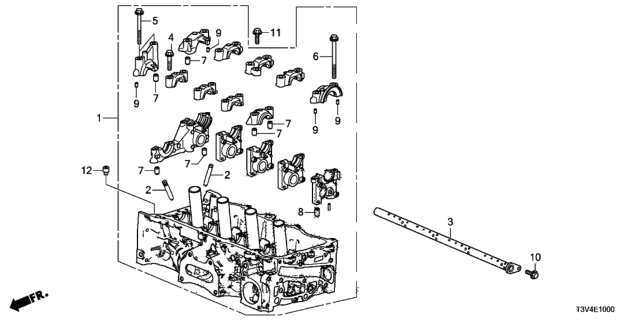 2014 Honda Accord Cylinder Head Diagram