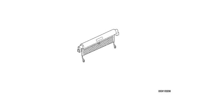 2004 Honda Element Tailgate Seat-Back Diagram