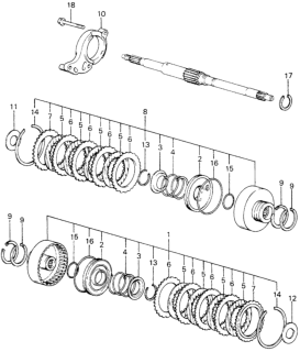1980 Honda Civic 3 Door ** (1500) KH HMT HMT Clutch Diagram