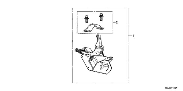 2017 Honda Fit Key Cylinder Components (Smart) Diagram