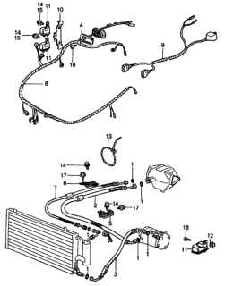 1983 Honda Civic Pipe, Receiver Diagram for 38681-SA0-661