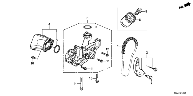 2020 Honda Civic Oil Pump Diagram