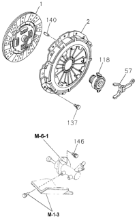 1996 Honda Passport Fork, Shift Clutch Diagram for 8-94370-379-2