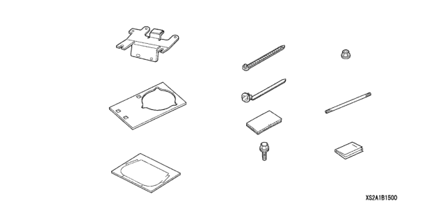 2008 Honda S2000 Satellite Radio Attachment Diagram