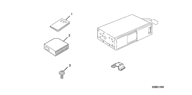 2009 Honda S2000 CD Changer (8-Disc) Diagram