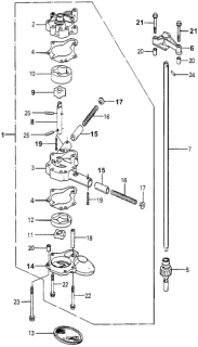 1979 Honda Accord 3 Door STD KA HMT Oil Pump Diagram