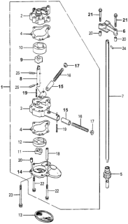 1979 Honda Accord Screen, Oil Strainer Diagram for 15150-300-000