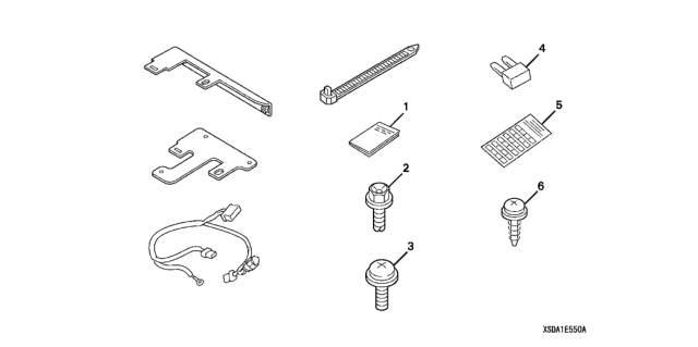 2005 Honda Accord Security Attachment Diagram