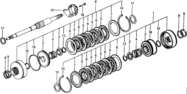 1977 Honda Civic O-Ring (88X2.2) Diagram for 91308-612-005