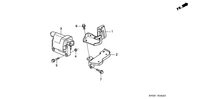 1995 Honda Accord Ignition Coil Diagram