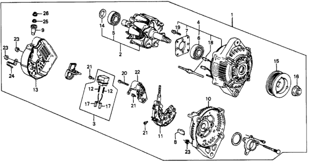 1985 Honda Civic Alternator Diagram